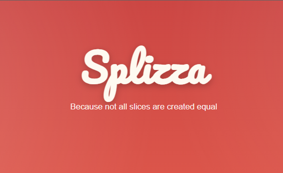 Screenshot of splizza.app